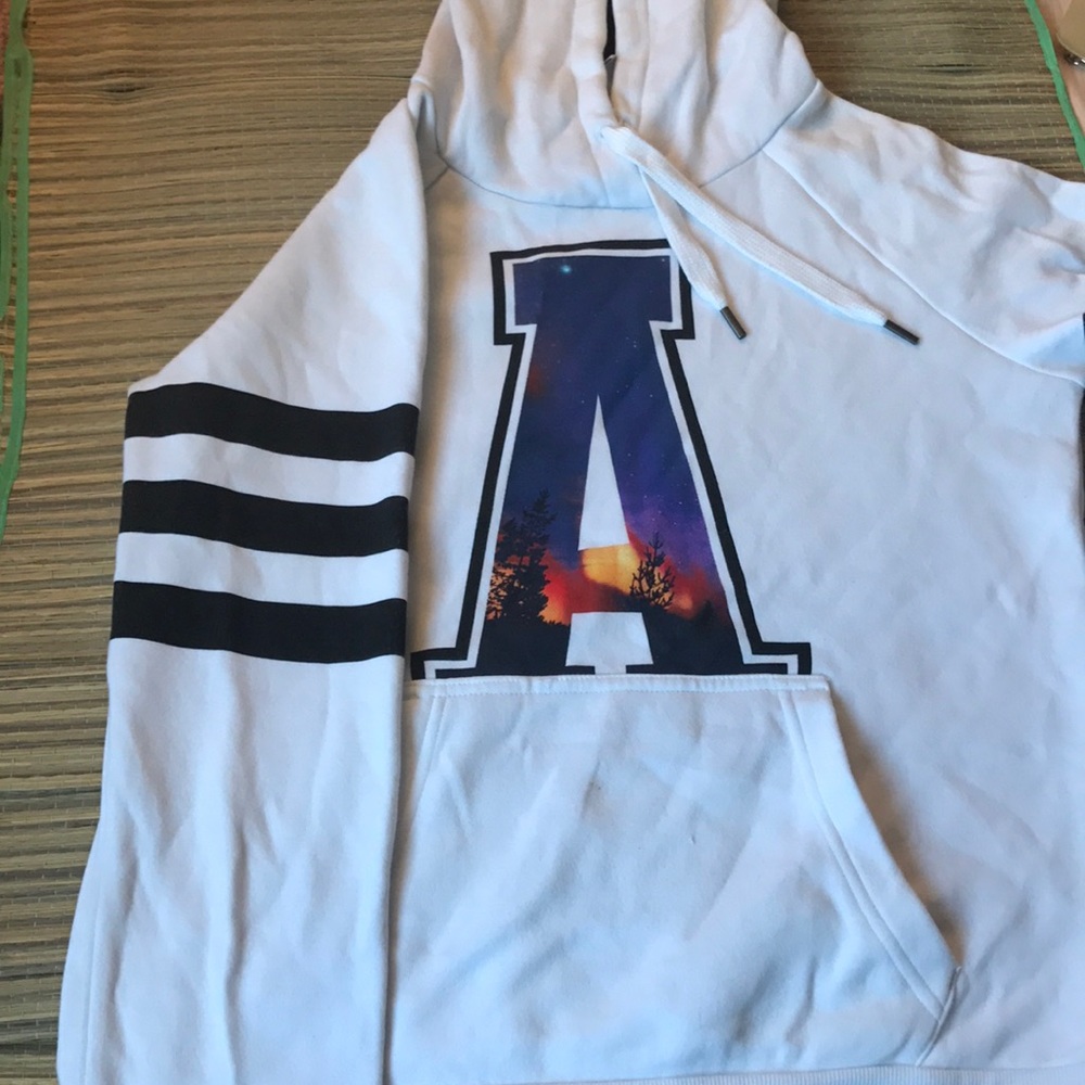 Adidas women's white sweater